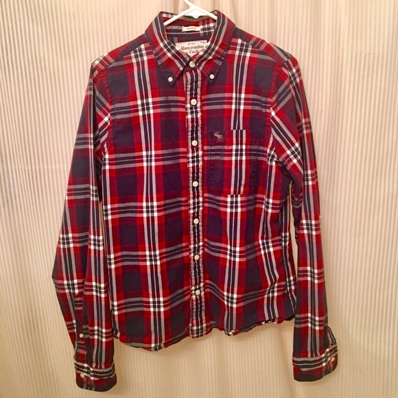 Abercrombie & Fitch Other - Abercrombie & Fitch Mens Long Sleeve Plaid Shirt